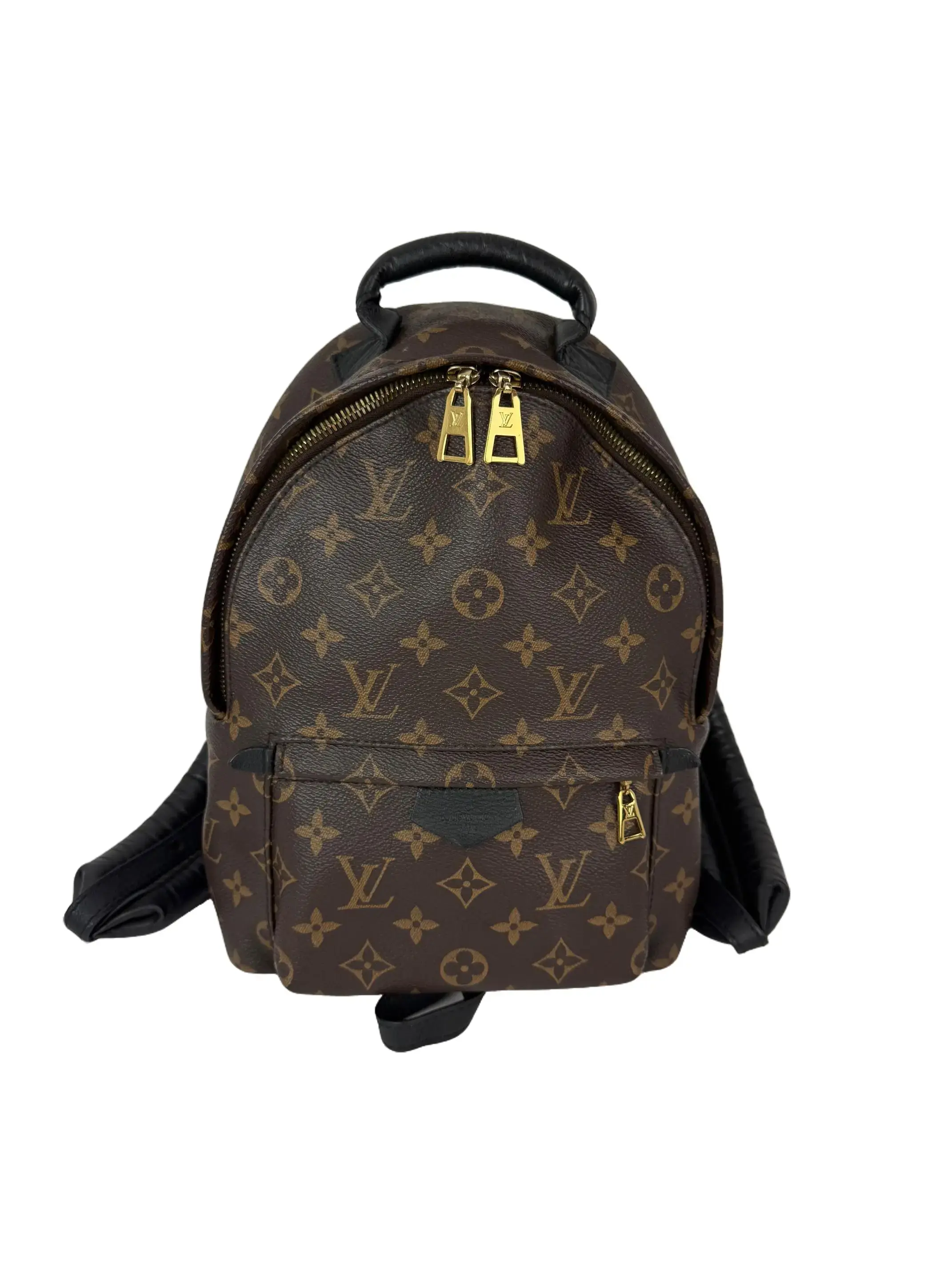 Pre-owned Louis Vuitton gold Backpacks Backpack Palm Springs PM Monogram Canvas Backpack
