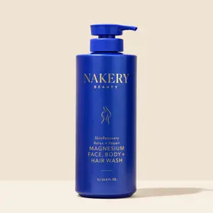 Nakery SkinRecovery Relax + Repair Magnesium Face, Body & Hair Wash - Moisturizing Body Wash for Soothing Muscles, Relieving Tension, Reducing Discoloration, Body Wash Moisturizing