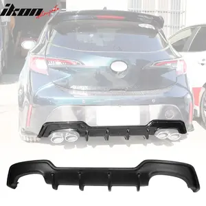Rear Diffuser for Toyota Corolla E210 Hatchback 19-22 Matte Black ABS