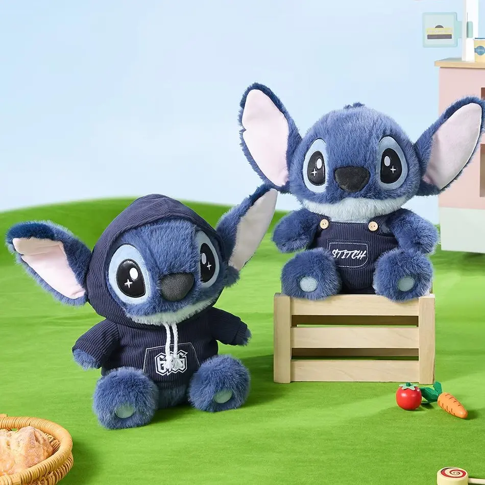Disney Stitch #12 Sitting Position Plush - Ultra-Soft Polyester Cartoon Stuffed Toy, Collectibles for Kids Favorites, Unisex Fans Back to School Huggable Stuffed Toy