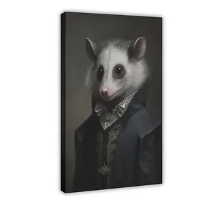 Victorian Gothic Possum Vintage Poster, Art Print Poster, Home Decoration, Unique Design