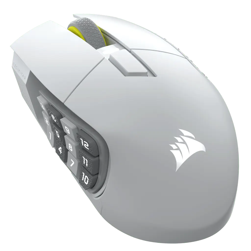 SCIMITAR ELITE WIRELESS SE MMO Gaming Mouse – White