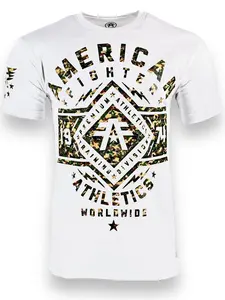 American Fighter Men's Short-Sleeve Casual Polyester Tee, Menswear Santa Clara T-Shirt