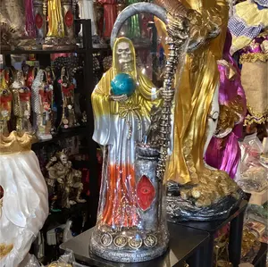 Santa Muerte statue 19 inch 3 metals