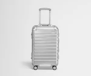 The Bigger Carry-On: Aluminum Edition in Silver
