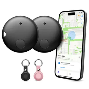 Air Tags, Smart Tag Works with Find My (iOS Only), Item Finder for Keys, Luggage, Suitcases, Wallets, Replaceable Battery, IP67 Waterproof, Worldwide Tracking, 95-105db, 2 Pack wireless key finder