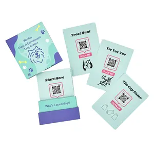 Woofsie Mental Enrichment Dog Games Deck - Interactive Card Game for Dogs - Fun and Engaging Activities
