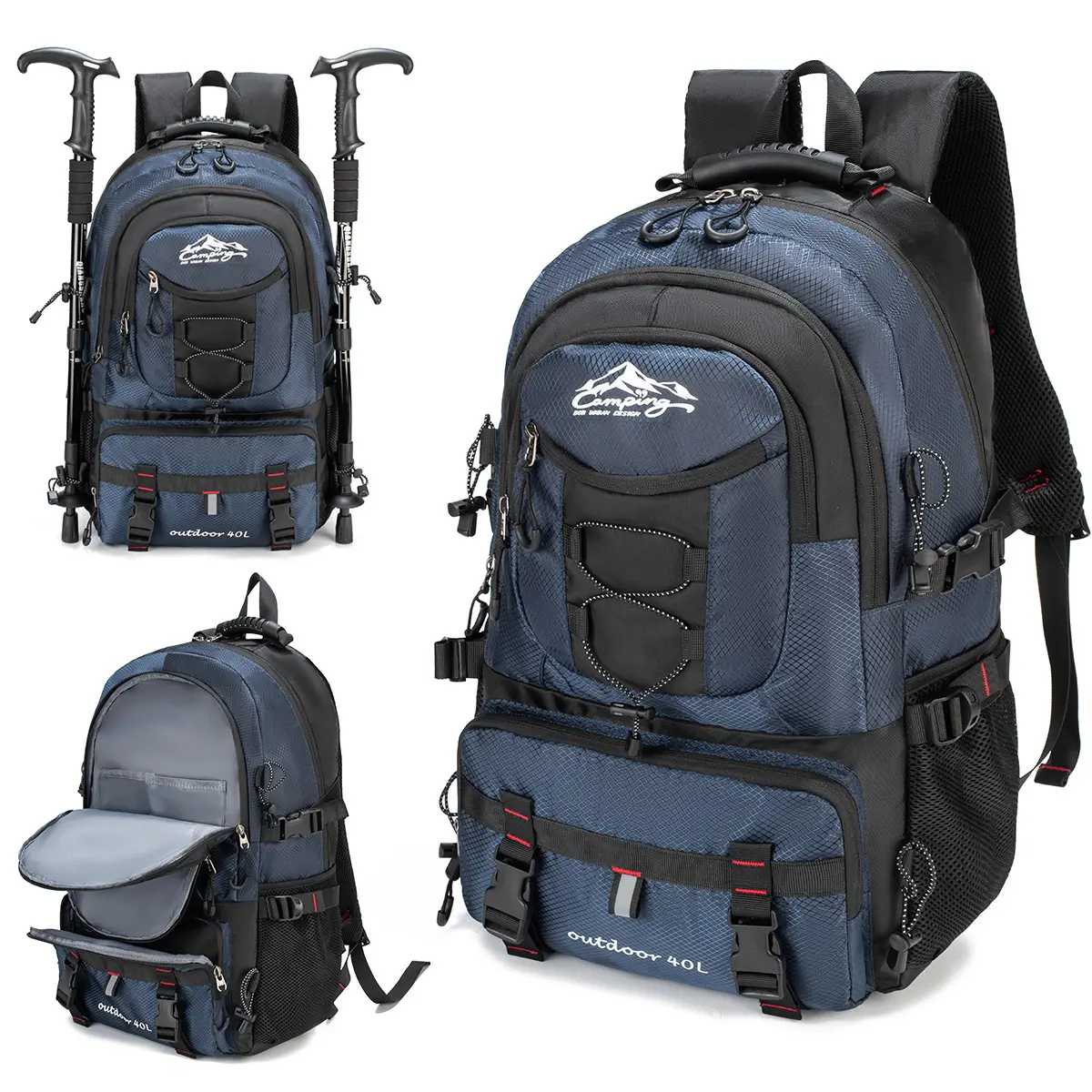 Backpack men's backpack travel outdoor lightweight travel luggage bag casual fashion trend large capacity hiking backpack