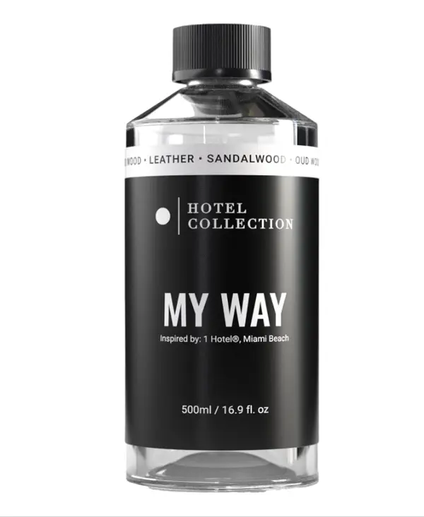 Diffuser Oil - My Way - Aromatherapy Essential Fragrance Oil - Sandalwood, Warm Virginia Cedar & Beautiful Iris - 500ML 16.9