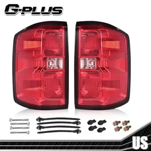 Pair Tail Lights Brake Lamp Fit For Chevy Silverado 1500 2500HD 3500HD 2014-2018