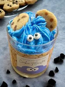 Cookie Monster Chocolate Chip Cookie Candle