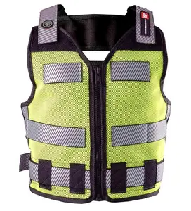 Diamondback Hi Viz 701 Tool Vest - High Visibility 3M Reflective Strips Durable 1000 Denier Nylon Mesh with TwICEme Technology & Adjustable Straps - Construction Gear