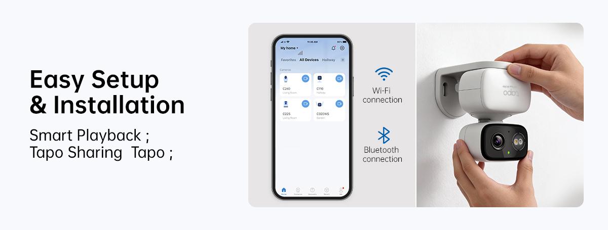 TP-Link & Tapo C216(2-pack) 2K Pan/Tilt Indoor/Outdoor Security Camera with AI Detection, Baby Cry Detect, Motion Tracking, Color Night Vision, 360° Pan/Tilt, No Subscription, Alexa & Google Compatible TP-Link & Tapo C216(2-pack) 2K Pan/Tilt Indoor/Outdoor Security Camera with AI Detection, Baby Cry Detect, Motion Tracking, Color Night Vision, 360° Pan/Tilt, No Subscription, Alexa & Google Compatible