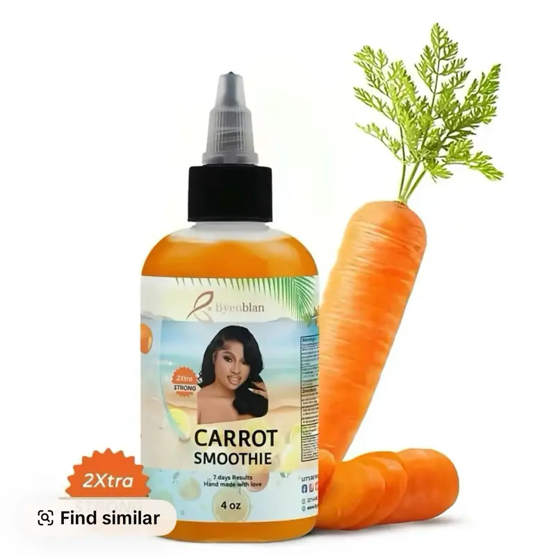 Carrot Body Moisturizer, 2Xtra Strong Hydrating Formula with Beta-Carotene for Radiant Skin, Body Care