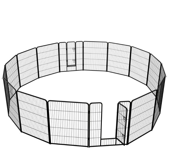 Outdoor Pet Enclosures Popular Spring 2026 ,40 Inch 16 Panels Large Space Dog Playpen with Door, Escape-Proof Outdoor Dog Exercise Pen for Yard & Training Playpens Outdoor Pet Enclosures Popular Spring 2026 ,40 Inch 16 Panels Large Space Dog Playpen with Door, Escape-Proof Outdoor Dog Exercise Pen for Yard & Training Playpens