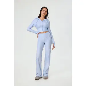 Ice Paisley | Womens Flare Pants