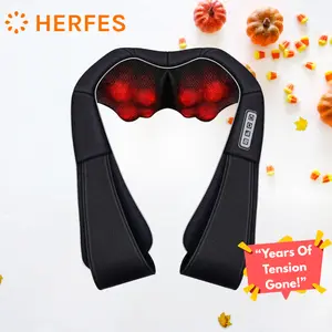 [Limited Release!] Neck Shoulder Back Massager with Heat - Shiatsu Massager Adjustable Relaxing Gift, 8 Kneading Nodes, 3 Speeds, 15-Minute Auto-Shutoff, Corded Electric TikTokShopSpringGlowUp