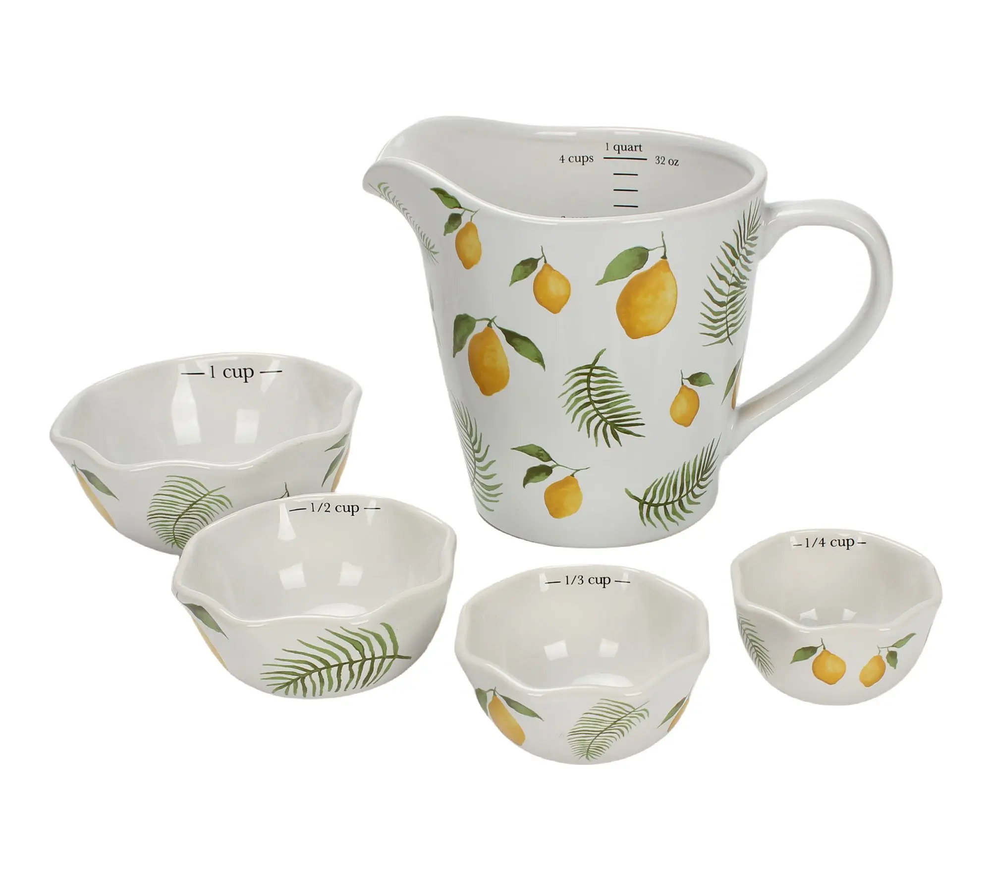 Temp-tations 5-Piece Measuring Cup Set Temp-tations 5-Piece Measuring Cup Set