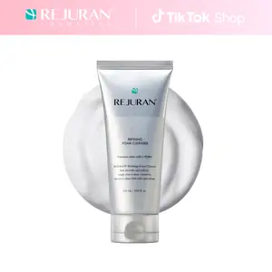 REJURAN Refining Foam Cleanser, c-PDRN – Hydrating & Gentle for Smoother, Clearer Skin, Minimizes Pores & Balances with Hyaluronic Acid & Tanin Complex, Korean Skin Care (4.05 fl oz)