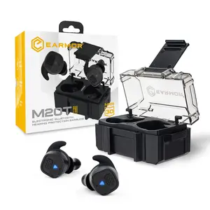 EARMOR M20T PRO Electronic Shooting Ear Protection, NRR 30dB, Bluetooth 5.4, Noise Canceling & Sound Amplification, Tactical Hearing Protection for Gun Range, Dustproof, Waterproof, Wind Resistant
