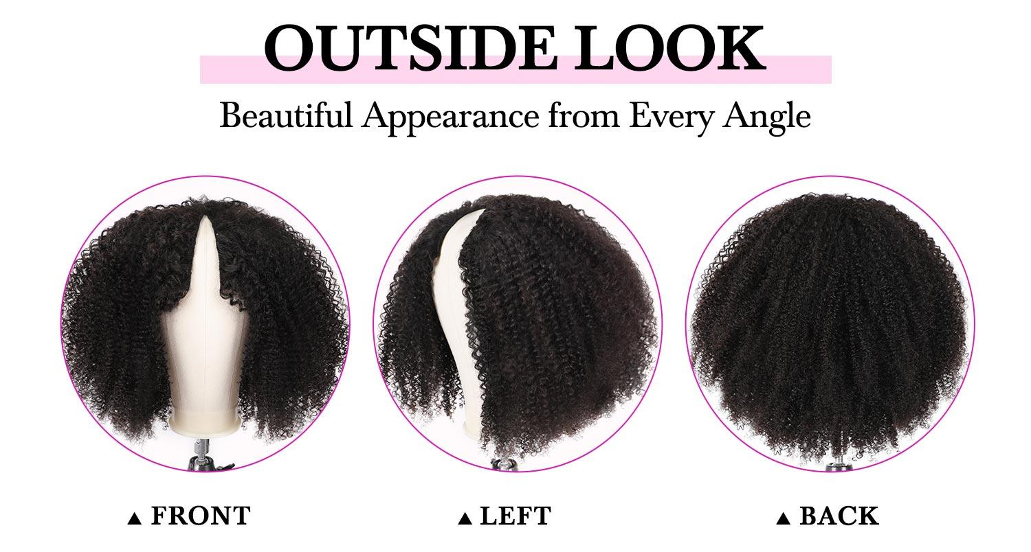 Vshow Afro Curly Hair V Part Wigs For Women Wear Go V Wigs With Drawstring Natural Blend 4C/3C Hairstyle Cheap Afro Curly Glueless Human Hair Wigs Vshow Afro Curly Hair V Part Wigs For Women Wear Go V Wigs With Drawstring Natural Blend 4C/3C Hairstyle Cheap Afro Curly Glueless Human Hair Wigs