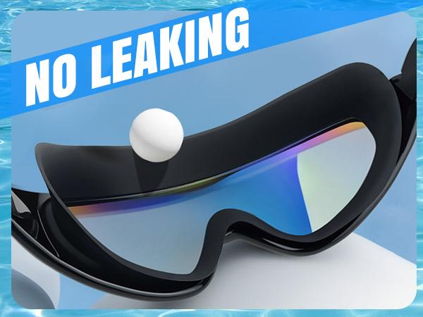 Rantizon Swim Goggles 2 Pack, Wide View Anti Fog&UV Swimming Goggles for Audlt, No Leaking Swim Glasses for Men Women Kids Nose Clip