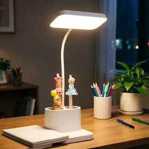 Multi-functional LED desk lamp can be used as both a reading lamp and a portable light, making it perfect for home reading and bedroom lighting, and an ideal choice for a holiday gift.