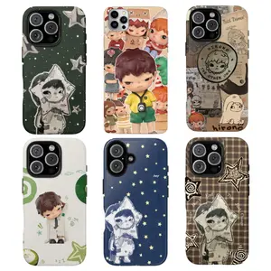 Cute Star Boy Phone Case - Hirono Aesthetic Phone Cover, Compatible with iPhone X, 11, 12, 13, 14, 15, 16, 17 & more