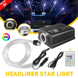 Bluetooth APP Controlled Star Ceiling 500pcs Optical Fibers RGBW Chip 24 Key Remote Support Android iOS Easy to Connect Wifi Smart Home