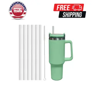 6 Pack Replacement Straw for Stanley Adventure Quencher 40 oz 30 oz Cup Tumbler