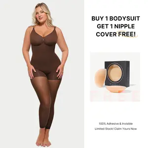 Shapellx MistWeave Skin Flow Full Coverage V-Neck Bodysuit