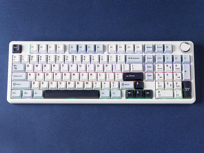 (Hot)AULA F99 Pro Full Size Wireless Mechanical Keyboard with Knob,Tri-Mode BT5.0/USB-C/2.4GHz Hot Swappable Keyboard,Pre-lubed Switches,Gasket Structure,RGB Backlit Computer Gaming Keyboard (Side Printed Black) Creamy keyboard (Hot)AULA F99 Pro Full Size Wireless Mechanical Keyboard with Knob,Tri-Mode BT5.0/USB-C/2.4GHz Hot Swappable Keyboard,Pre-lubed Switches,Gasket Structure,RGB Backlit Computer Gaming Keyboard (Side Printed Black) Creamy keyboard