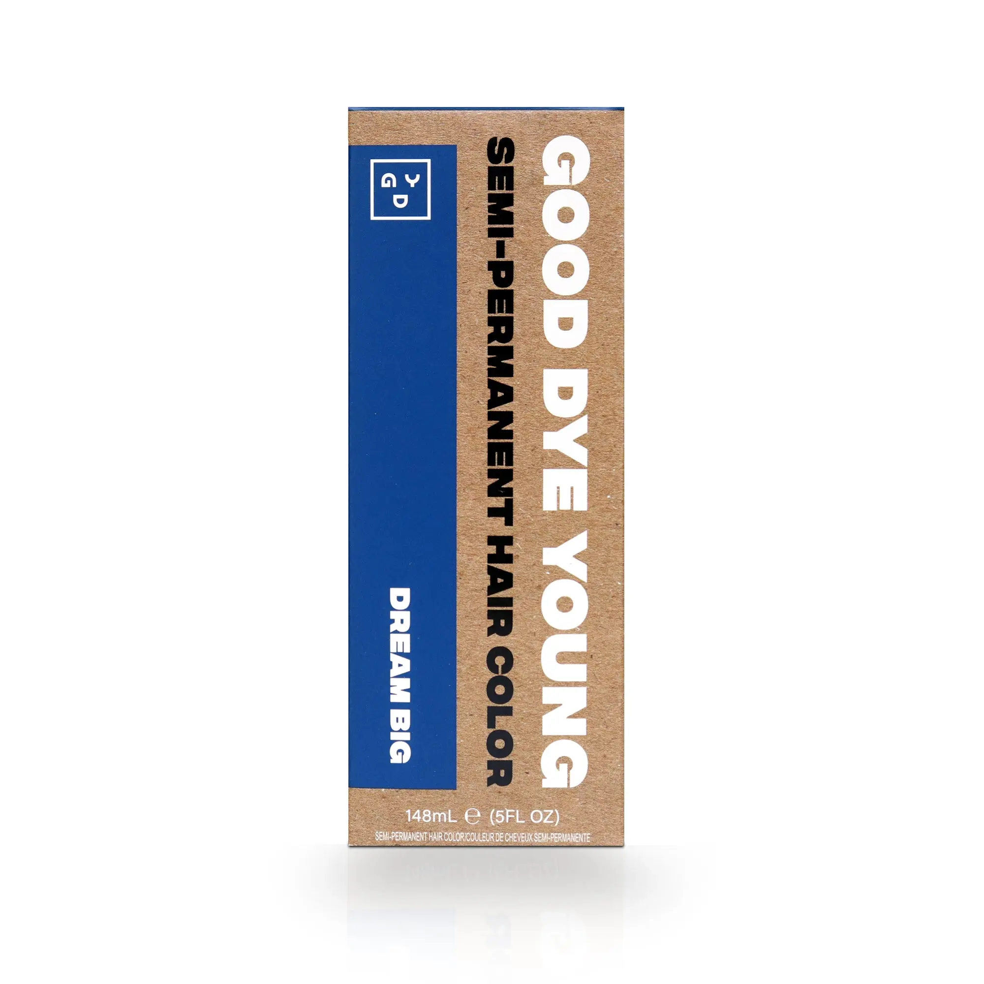 Deep Denim Navy Blue Semi-Permanent Hair Dye – Good Dye Young Dream Big | Vegan, Cruelty-Free, Non-Damaging, Conditioning Formula | 16–24+ Washes