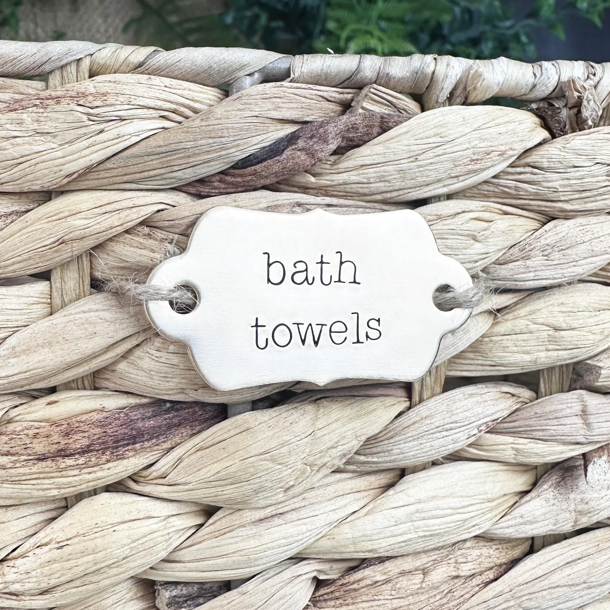 Custom Home Organization Label