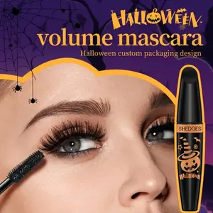 7D Halloween Fashion Mascara for Beginners, Makes Eyelashes Thicker, Enhances Makeup Refinement, Ideal Gift for Makeup Lovers