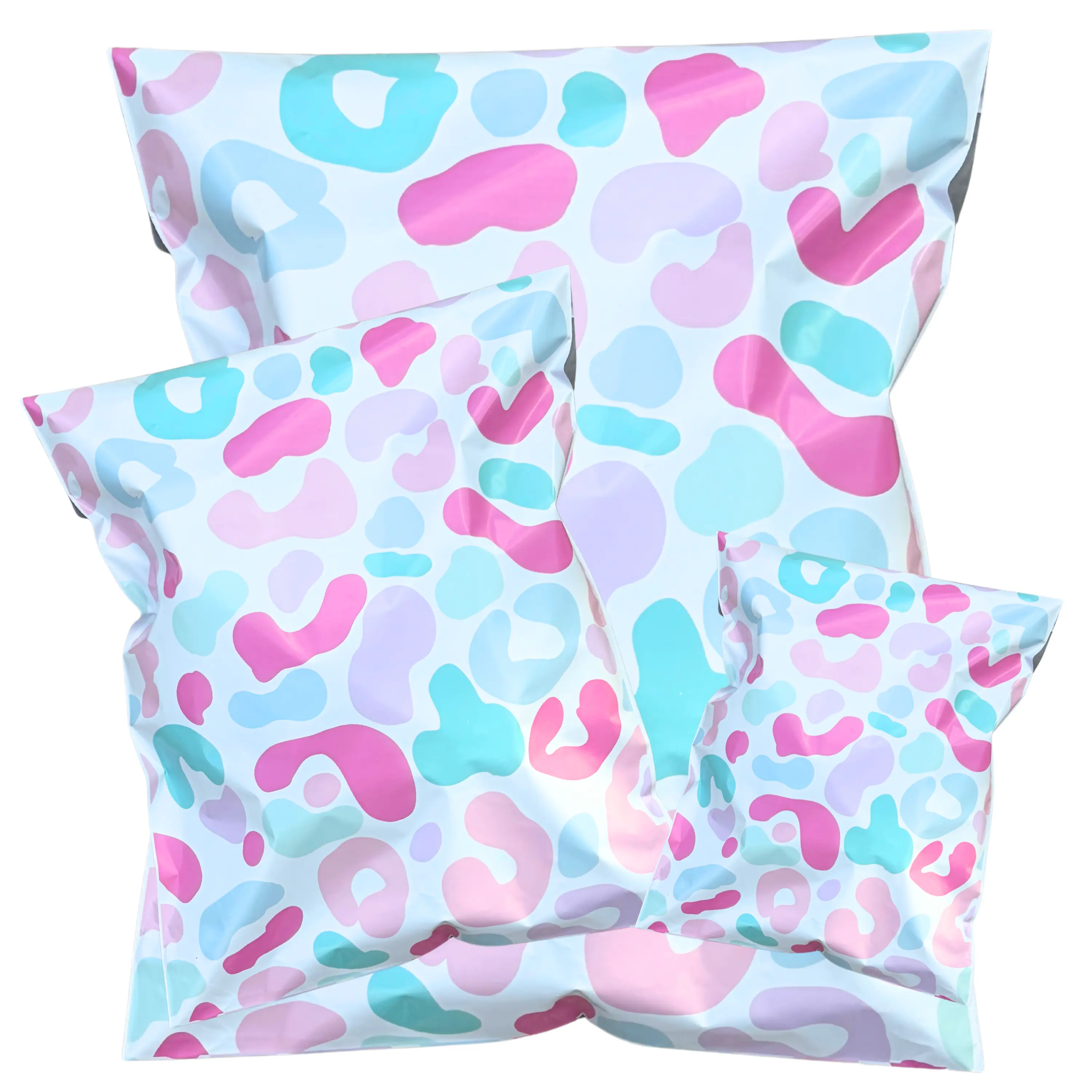 Chic Leopard Poly Mailers | Self-Sealing, Waterproof & Tear-Resistant Envelopes | Bulk Packs of 25, 50, 100 | Sizes 6x9, 10x13 & 14.5x19 for Boutique Shipping