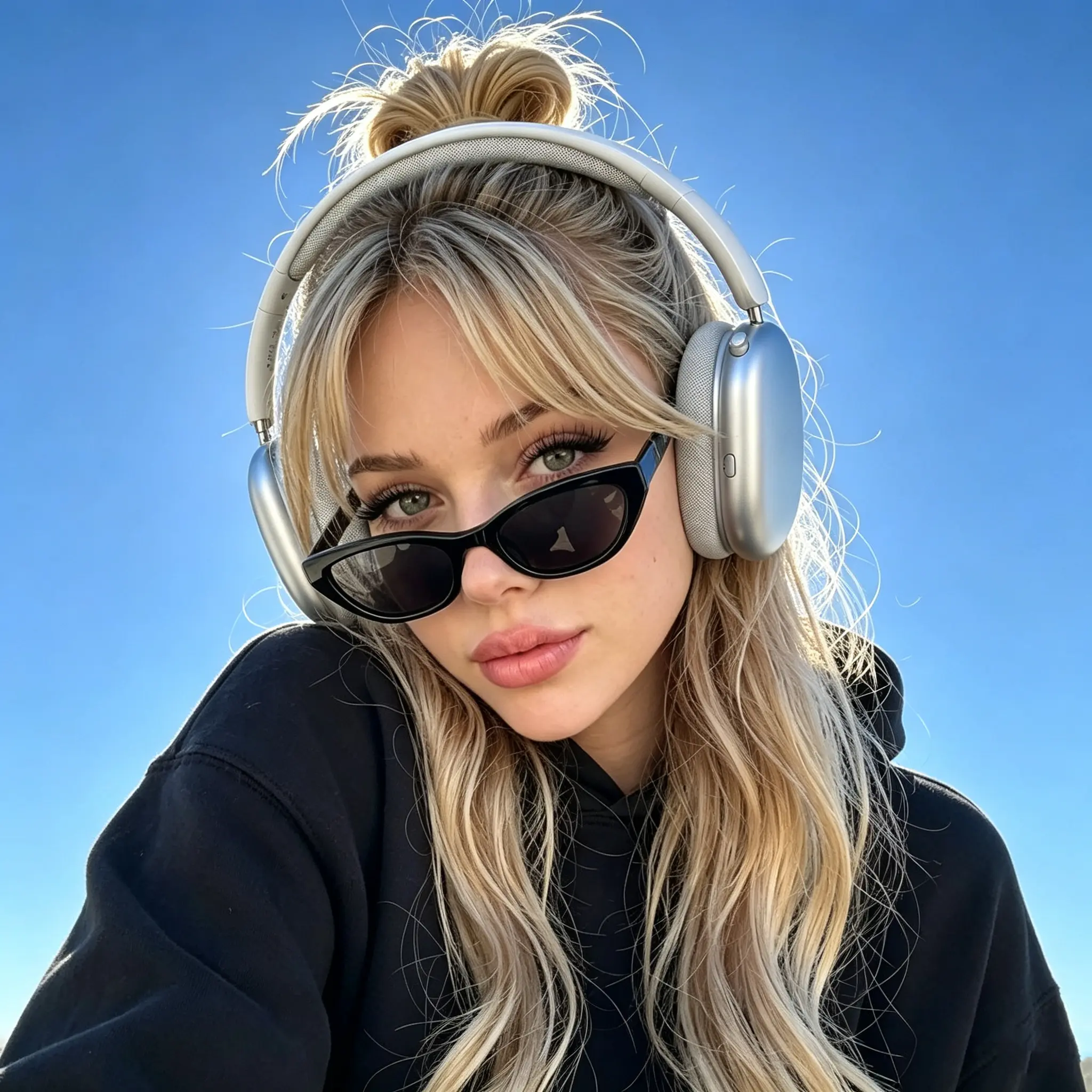 Flagship Upgrade Wireless Over‑Ear Bluetooth Headphones,40mm Hi‑Fi Driver,ENC Built‑in Mic,Rotary Smart Control,Foldable Rotating Design,Bare‑Feel Soft Earmuffs,Compatible iOS Android for Gym Office PC Laptop