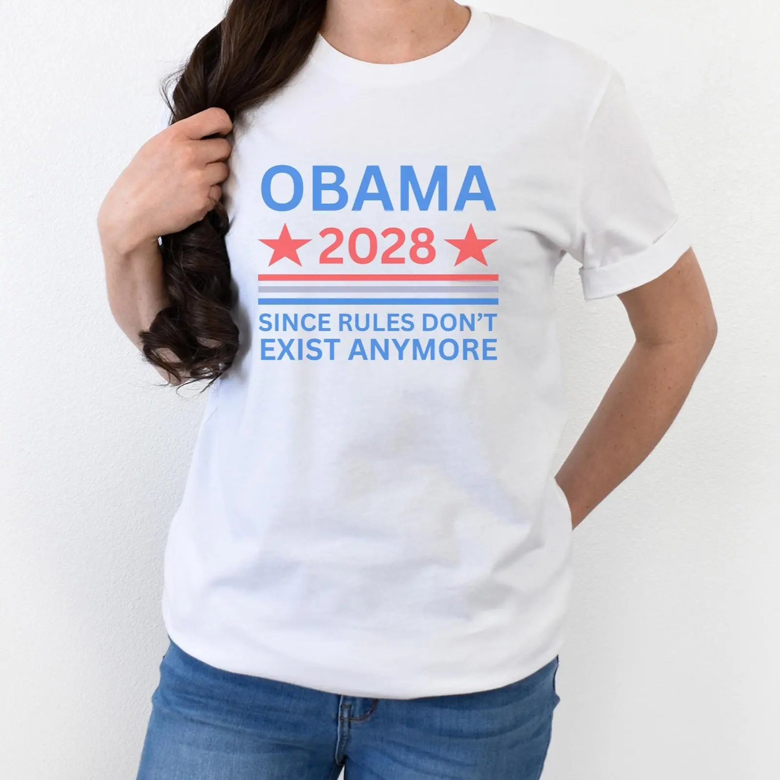 2028 President Election Shirt, Since Rules Don't Exist Anymore T-shirt, Democrats Tee, Unisex Graphic Cotton Tee