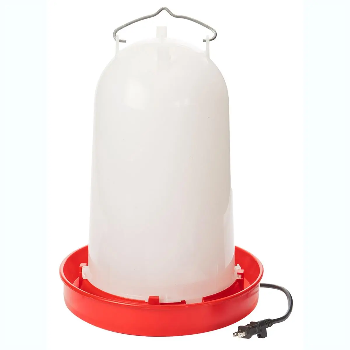 212 MAIN Thermostatically Controlled Heated Chicken Waterer - 3 gal Capacity, Heavy-Duty Cord, Ice-Free Water Heating, Easy-Fill Design (Poultry Care Pet Supplies)