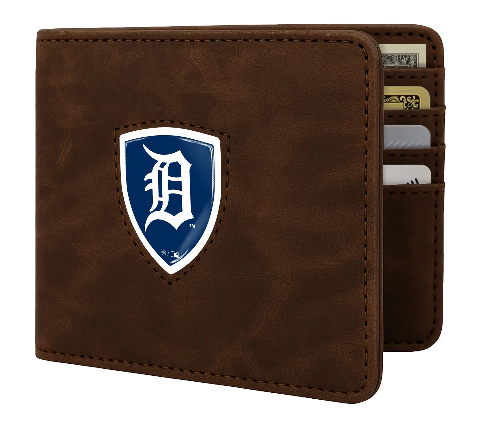 Littlearth MLB Brown Shield Wallet Littlearth MLB Brown Shield Wallet
