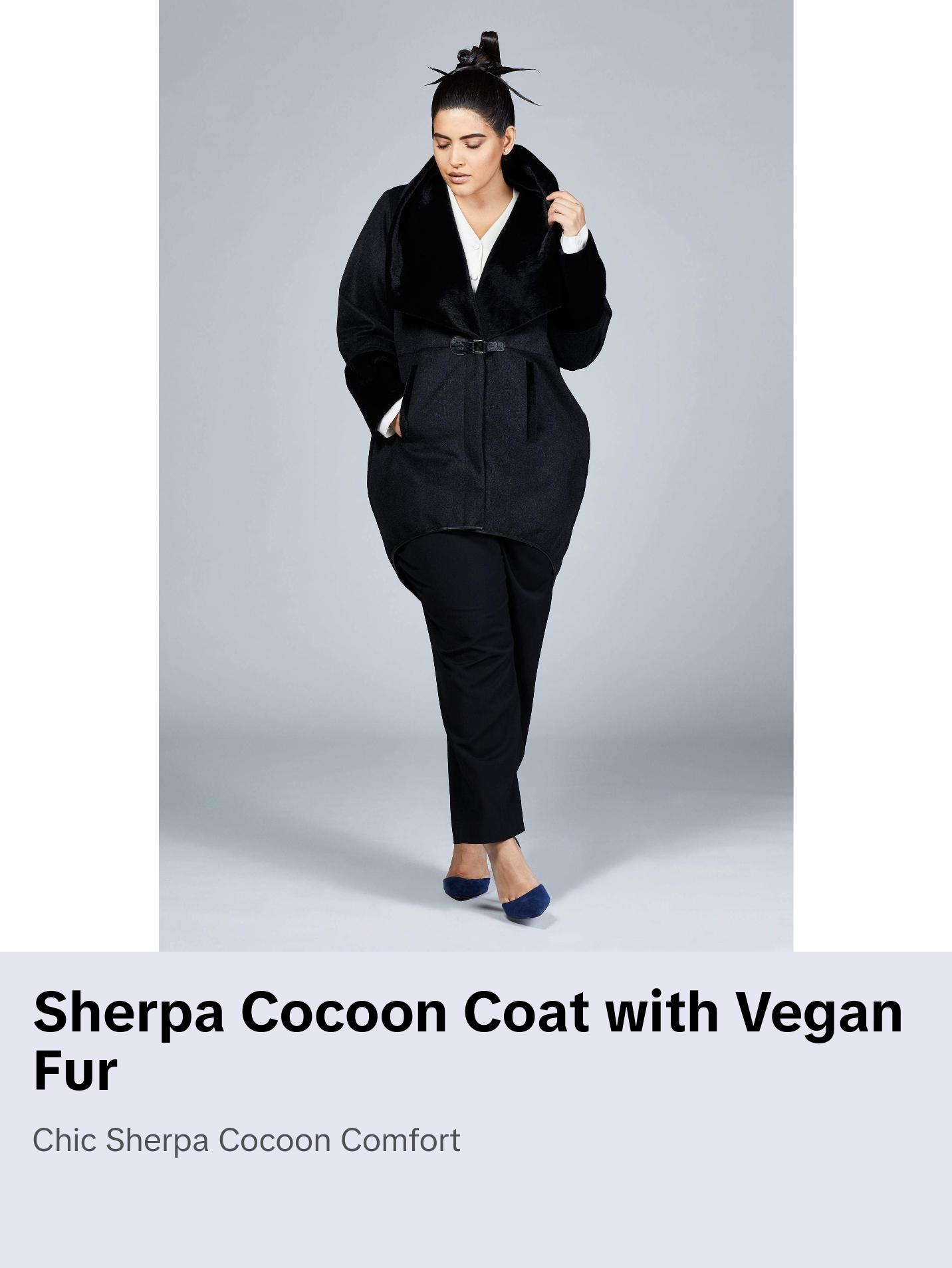 Sherpa Cocoon Coat