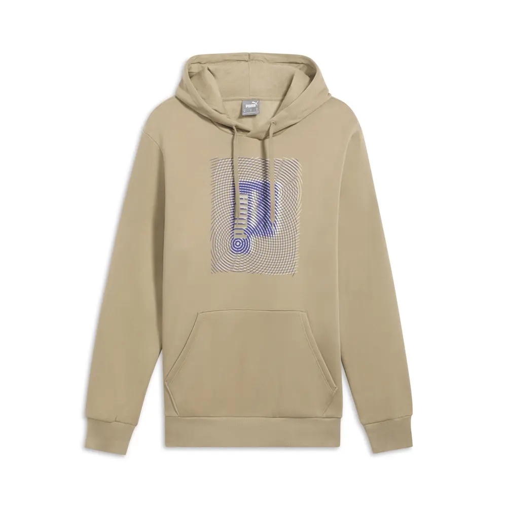PUMA Mens Target Hoodie Casual Outerwear Casual - Beige