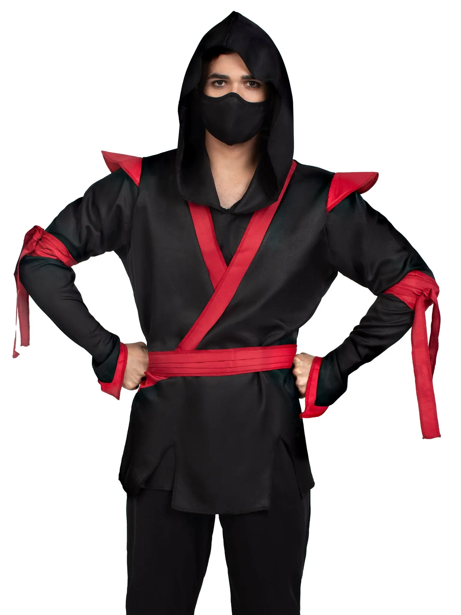 Red Dragon Ninja Couple's Costume