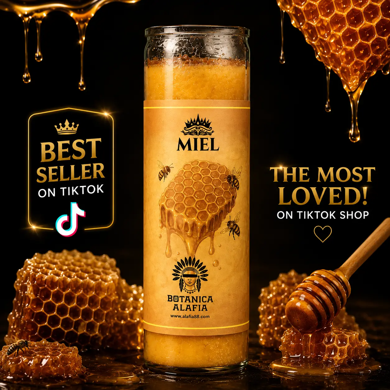 Honey (Miel) Candle – Soy Wax Edition