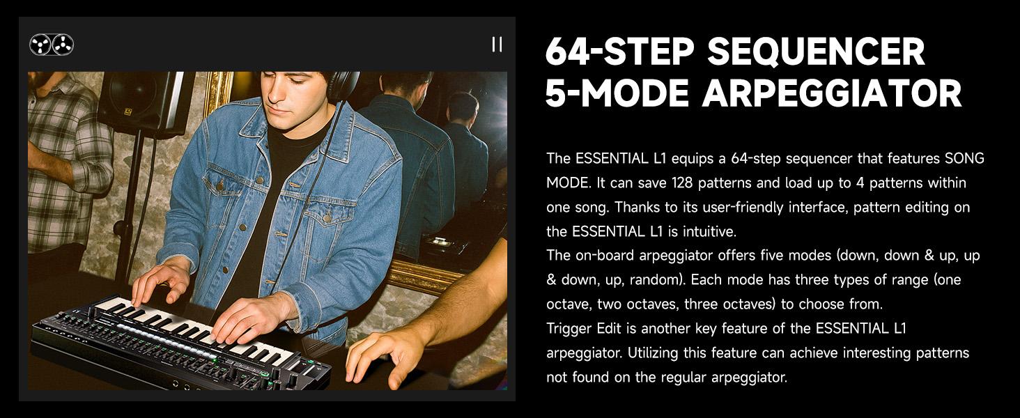 Donner Essential L1 Monophonic Analog Synthesizer