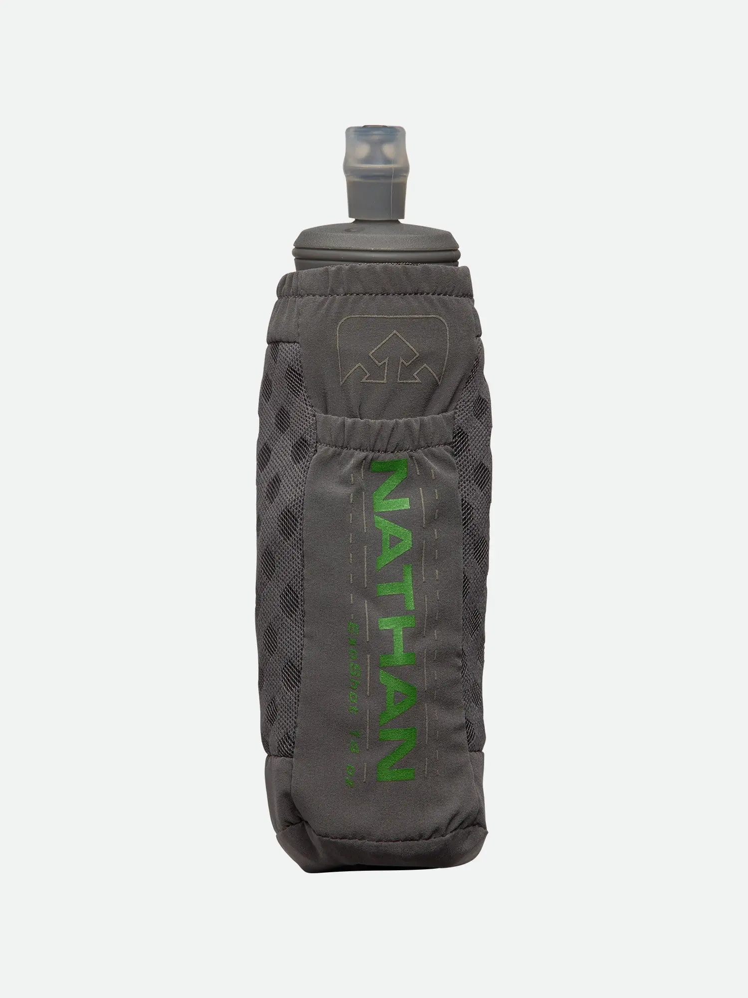 Handheld Sport Water Bottle 14oz, BPA-Free Soft Flask with Breathable Mesh Strap for a Secure Grip - Lightweight for Running/Hiking & Outdoor Sports, Unisex, Compact, Hand Strap, Climbing
