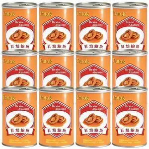 Ready-to-Eat Braised Abalone combo pack（12 cans) 6 pieces per can
