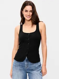 Old Navy Women's Sleeveless Button-Down Top