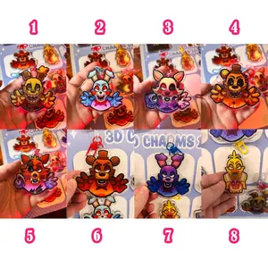 PRE-ORDER : 3D Fnaf Keychain