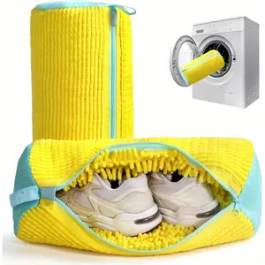 Shoe Washing Machine Bag Shoes Laundry Bag for Washer & Dryer with Concealed Heavy-Duty Zipper to Protects Shoes & Machine, Cleaning Bag for Sneakers & Tennis Shoe